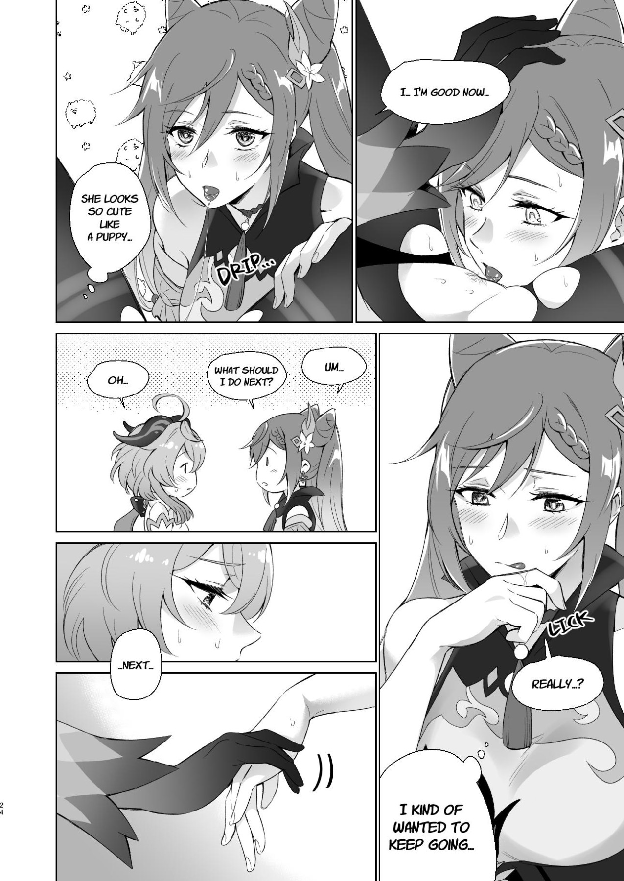 Hentai Manga Comic-Sleep With Me, Ganyu-Read-22